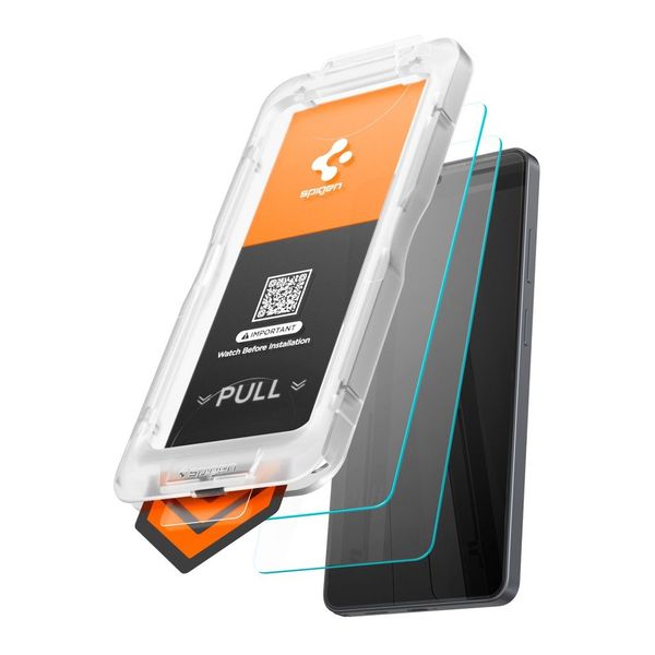 Spigen Protection d'écran en verre trempé GLAStR Fit 2 Paquets + Applicator Samsung Galaxy S26 Plus