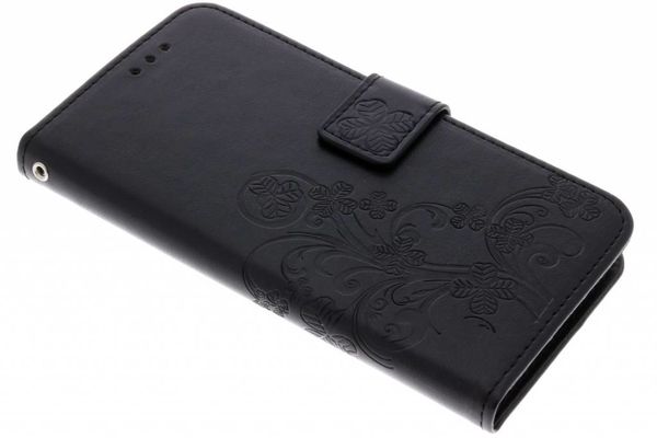 Etui de téléphone Fleurs de Trèfle Huawei 20 - Noir