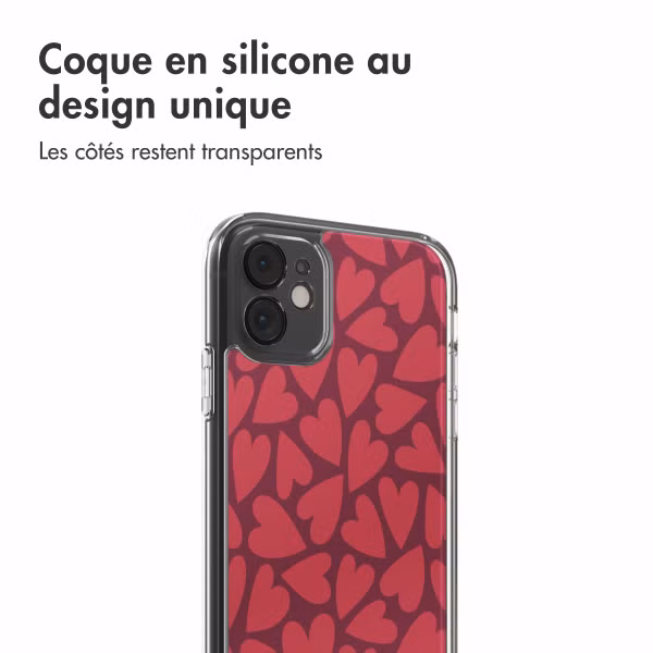 imoshion Coque Design Apple iPhone 11 - Hearty Coral Dust