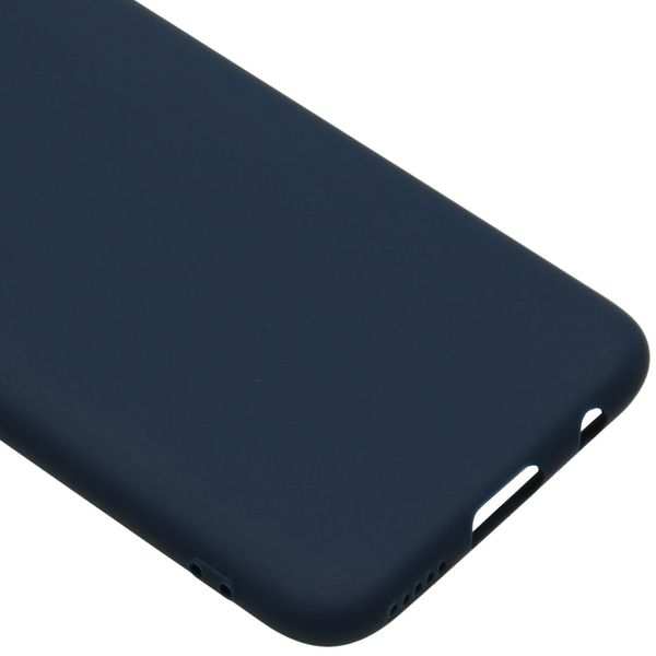 imoshion Coque Couleur Huawei P40 Lite - Bleu foncé