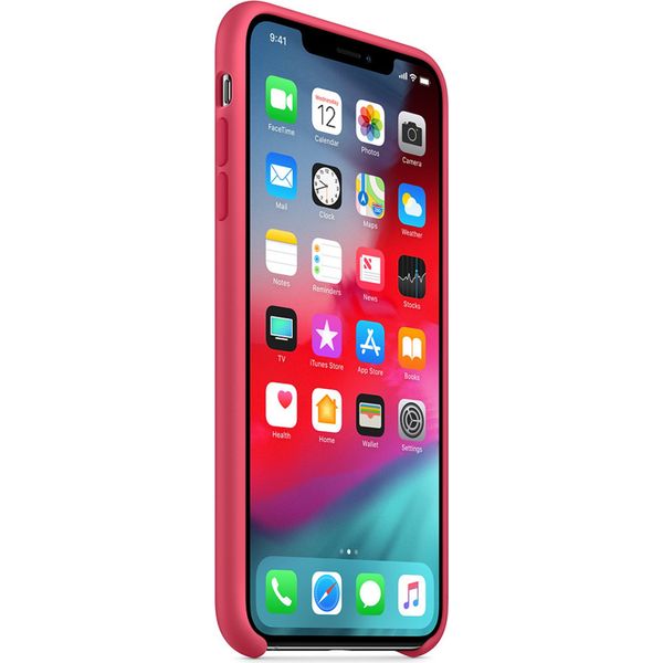 Apple Coque en silicone iPhone Xs Max - Hibiscus