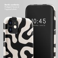 Selencia Coque arrière Vivid Apple iPhone 11 - Art Wave Black
