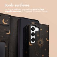 imoshion Étui de télephone portefeuille Design Samsung Galaxy S22 - Sky Black