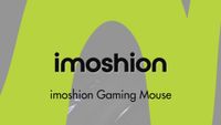 imoshion Souris de jeu avec lumières RGB - Souris de jeu filaire avec connexion USB-A - Noir