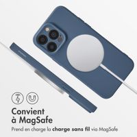 imoshion Coque Couleur avec MagSafe Apple iPhone 14 Pro Max - Bleu foncé