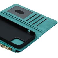 Porte-monnaie de luxe iPhone 12 (Pro) - Turquoise