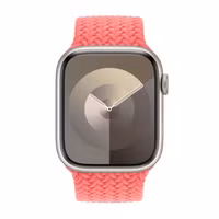 Apple Bracelet Solo tressé Apple Watch Series 1 - 9 / SE (38/40/41 mm) | Series 10 / 11 (42 mm) - Taille 2 - Guava