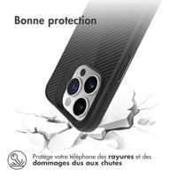 imoshion Rugged Hybrid Carbon Case Apple iPhone 15 Pro Max - Noir