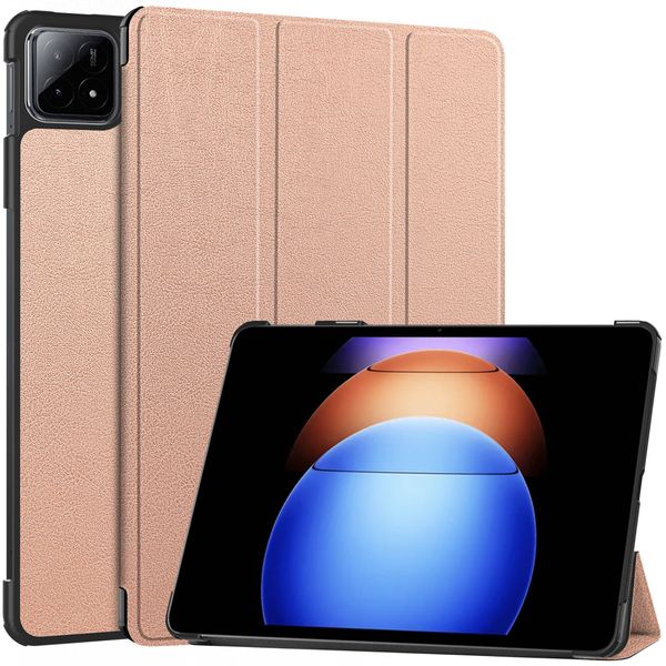 imoshion Coque tablette Trifold Xiaomi Pad 6S Pro 12.4 - Rose Dorée