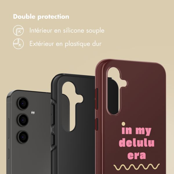 Selencia Coque arrière Vivid Samsung Galaxy S24 FE - Delulu