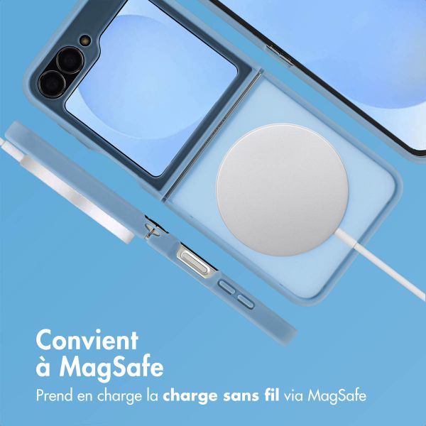 imoshion Coque Color Guard avec MagSafe Samsung Galaxy Z Flip 7 FE - Bleu clair
