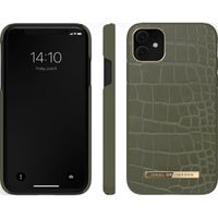 iDeal of Sweden Coque Atelier iPhone 11 - Khaki Croco