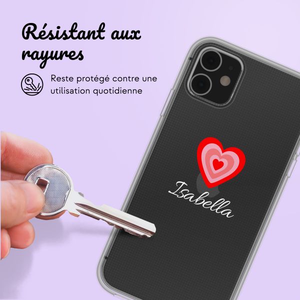 Coque avec votre propre photo et/ou texte Apple iPhone 11 - Hartje