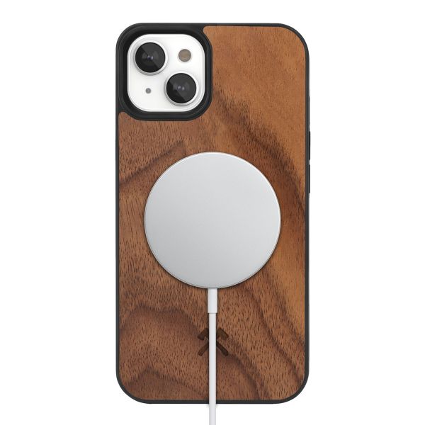 Woodcessories Coque Bumper MagSafe iPhone 15 - Walnut