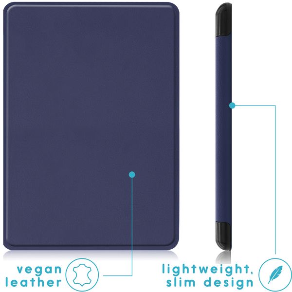 imoshion ﻿Slim Hard Sleepcover Amazon Kindle 10 - Bleu foncé