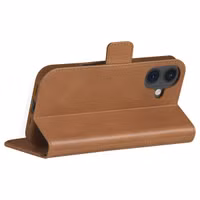dbramante1928 Étui de télephone portefeuille Apple iPhone 16 - Tan