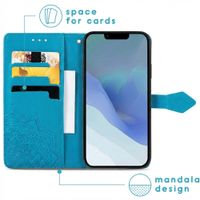 imoshion Etui de télephone Mandala Apple iPhone 14 / 13 - Turquoise