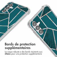 imoshion Coque Design avec cordon Samsung Galaxy A14 (5G/4G) - Petrol Green Graphic