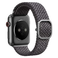 Uniq Bracelet tressé Aspen Apple Watch Series 1 á 10 / SE / Ultra (2) (44/45/46/49 mm) - Gris Granite