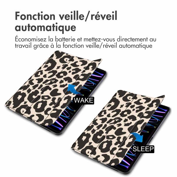 imoshion Coque tablette Design iPad Pro 11 (2022) / Pro 11 (2021) - Leopard