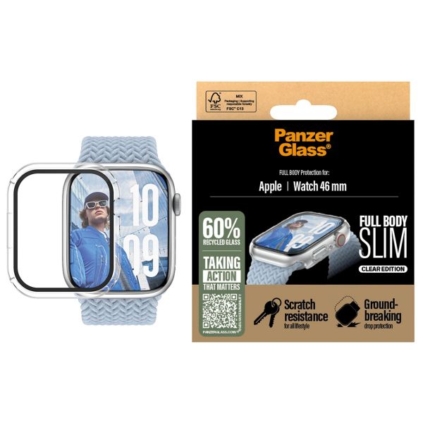 PanzerGlass Coque Full Body Apple Watch Series 10 / 11 - 46 mm - Transparent