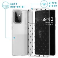 imoshion Coque Design Samsung Galaxy A72 - Cœurs - Noir