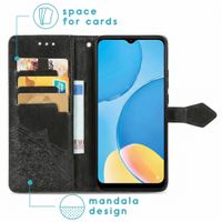 imoshion Etui de télephone Mandala Oppo A15 - Noir