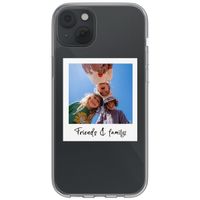 Coque personnalisée avec polaroid iPhone 14 - Transparent