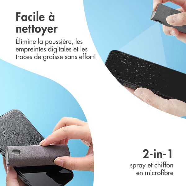 Accezz Spray nettoyante pour écran 2-en-1 - Gris