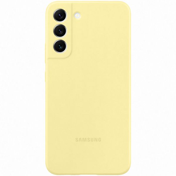 Samsung Original Coque en silicone Galaxy S22 Plus - Yellow