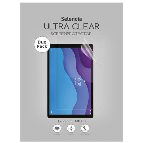 Selencia Protection d'écran Duo Pack Lenovo Tab M10 HD (2nd gen)