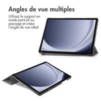 imoshion Coque tablette Trifold Samsung Galaxy Tab A9 Plus - Gris