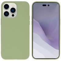 imoshion Coque Couleur iPhone 14 Pro Max - Olive Green