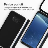 imoshion Coque en silicone avec cordon Samsung Galaxy S8 - Noir