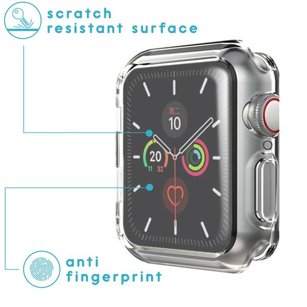 imoshion Coque souple à couverture complète Apple Watch Series 4 / 5 / 6 / SE - 44 mm - Transparent