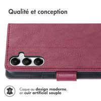imoshion Étui de télephone portefeuille Samsung Galaxy A56 - Bordeaux