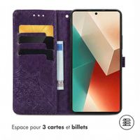 imoshion Etui de télephone Mandala Xiaomi Redmi Note 13 (5G) - Violet