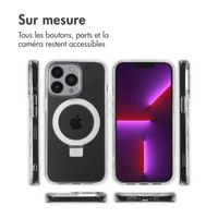 Accezz Coque Ring Stand avec MagSafe Apple iPhone 13 Pro - Transparent