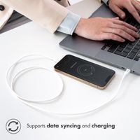 Accezz Câble Lightning vers USB-C - Certifié MFi - 1 mètre - Blanc