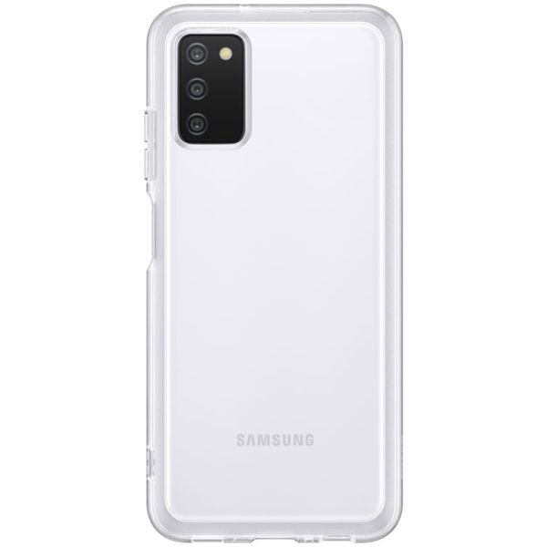 Samsung Original Coque Silicone Clear Galaxy A03s - Transparent