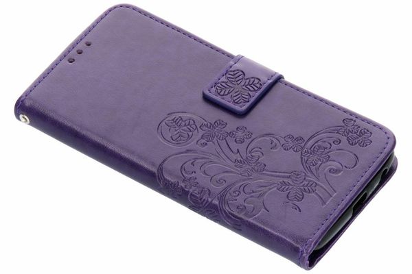 Etui de téléphone Fleurs de Trèfle Motorola Moto G6 Plus