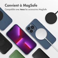 imoshion Coque Couleur avec MagSafe Apple iPhone 13 Pro - Bleu foncé