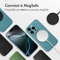 imoshion Coque Couleur avec MagSafe Apple iPhone 16 Pro - Smoke Green