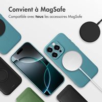 imoshion Coque Couleur avec MagSafe iPhone 16 Pro - Smoke Green