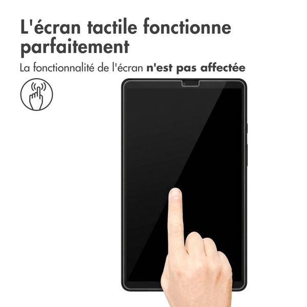 imoshion Protection d'écran en verre trempé Samsung Galaxy Tab A9 8.7 pouces