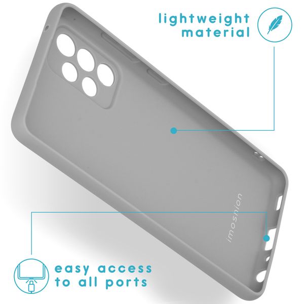 imoshion Coque Couleur Samsung Galaxy A52(s) (5G/4G) - Gris