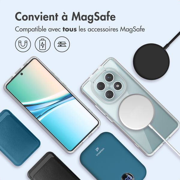 imoshion Coque arrière de protection avec MagSafe Xiaomi Redmi Note 15 (4G) - Transparent