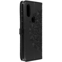 Etui de téléphone portefeuille Mandala Motorola One Vision