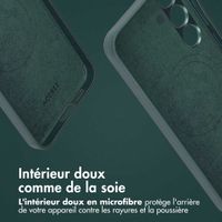 Accezz Étui de télephone portefeuille en cuir 2-en-1 avec MagSafe Samsung Galaxy S23 FE - Cedar Green