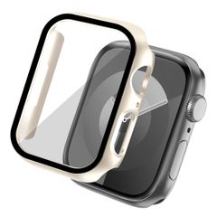 imoshion Coque rigide à couverture complète Apple Watch 7 / 8 / 9 - 45 mm - Lumière stellaire